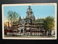 Postcard Saginaw MI - c1920s County Court House picture