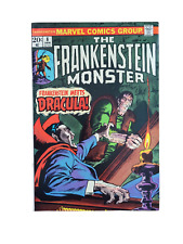 The FRANKENSTEIN Monster # 8 Marvel Comics 1974 Dracula Appearance FN/VF RAW picture