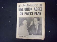 1945 DECEMBER 2 NEW YORK SUNDAY MIRROR - GM, UNION AGREE ON PARTS PLAN - NP 2271 picture