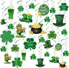 GOER St. Patrick'S Day Party Decorations,30 Pcs Irish Shamrock St. Patrick'S Day picture