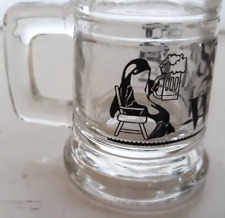 vintage 1980 Sea World Shamu mug shot glass 2.5
