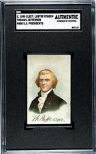 1890 H600 Electric Lustre Starch Thomas Jefferson U.S. Presidents SGC Authentic picture