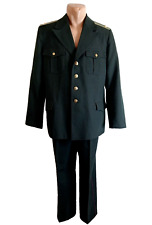 Military Uniform Soldier Officer Ukraine Jacket Pants Black Original Rare Army picture