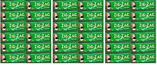 30 Packs Zig Zag Green Cut Corners Rolling Papers *Best Price* FREE USA SHIPPING picture