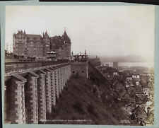 William Notman, Canada, Quebec, Chateau Frontenac from Terrace Vintage Albumen p picture