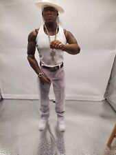 1/6 scale CUSTOM [P.I.M.P] Video version 50cent action figure all white outfit  picture