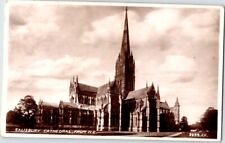Vintage Postcard RPPC Salisbury Cathedral, From NE.  3939 j.v. picture