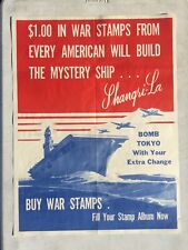 1943 WWII Poster $1 in War Stamps to Build the Mystery Ship picture
