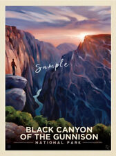 Black Canyon Of The Gunnison National Park Colorado Flexible Fridge Magnet -BL53 picture