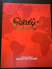 Ripley Entertainment Inc Vintage Full Color Brochure Ripley's Believe It Or Not picture