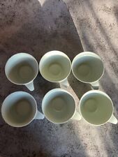 Vtg Boontonware Belle 1206-8 8oz Tea Cup Coffee Mug Mint Green Mid Century (6) picture