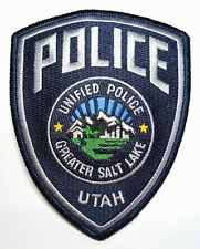 Greater Salt Lake Utah Unified Police Patch - FREE TRACKED US SHIPPING  picture