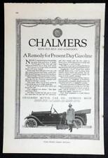 1920 Chalmers Motor Car print AD *A Remedy for Present Day Gasoline* picture