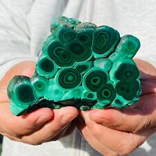 515g Rare And Beautiful Natural Green Malachite Crystal Gem Mineral Specimen picture