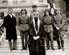 1919 Prince FAISAL of IRAQ & Delegation at Paris Peace Conference PHOTO (197-D) picture
