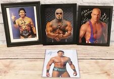Lot Of 4 Wrestling Autographed Photos picture