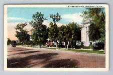 Jacksonville FL-Florida, Riverside Avenue, Vintage Postcard picture