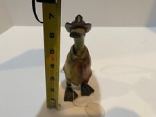 Tii Firemans #1 Hat and Coat on a Duck Resin Rare Handmade picture