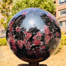 25.23LB Natural Beautiful  Fireworks ball Quartz Crystal Sphere Healing 677 picture