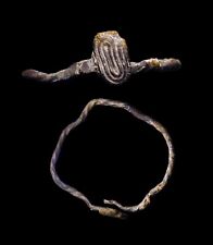CERTIFIED Authentic Ancient Roman Ladies Ring MAGIC Serpents RARE Design w/COA picture