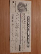1915 Sidney National Bank Sidney NY Certificate of Deposit $1 picture