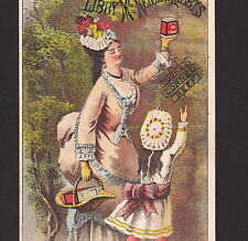 Libby McNeill Beef 1800's Lovely Frugal Pleasure Meat Tin Victorian Poem Ad Card picture