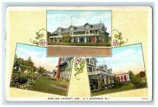 c1920's Rose Inn Crossett Arkansas AR, C.J Boardman Multiview Vintage Postcard picture