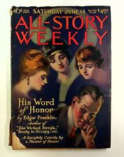All-Story Weekly Pulp Jun 1919 Vol. 98 #2 FR picture