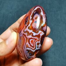 HOT122g Natural Polished Banded Agate Crystal Madagascar  31A90 picture