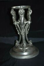 Vintage Figural White Metal Lamp Base Marked PARDEE 1847 / 1873 picture