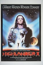 HIGHLANDER II 2 THE QUICKENING Orig. exYU movie poster 1991 CHRISTOPHER LAMBERT picture