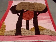 Vintage Van Nuffel M  Hand Woven Wool Abstract Pano Wall Hanging 90 x 72 picture