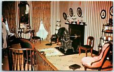 Postcard - Double Parlor - Abraham Lincoln's Home - Springfield, Illinois picture