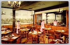 Omaha Nebraska~Hilltop House Restaurant Interior~1960s Postcard picture