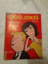 1000 Jokes Magazine Mar - May 1961 Gag Cartoons Humor Short Stories Film Reviews picture