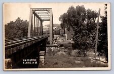 K3/ Elkins West Virginia RPPC Postcard c1910 WM Railroad Bridge Elevator 416 picture