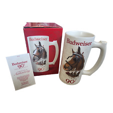 Budweiser Ltd-Edition 2023 Holiday Clydesdale Beer Stein 90th Anniversary NEW picture