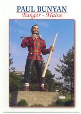 Bangor ME Paul Bunyan Statue Postcard Maine picture