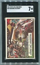 1962 Topps Civil War News #48 Smashing The Enemy Graded SGC 7 NM Non-Sports Card picture