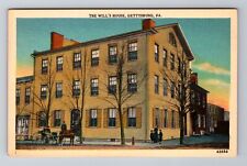 Gettysburg PA-Pennsylvania, The Will's House, Antique, Vintage Postcard picture