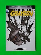 Grayson #18 D - Stephen Platt (Splatt) 1/2 B&W Variant Cover - DC Comics 2016 picture