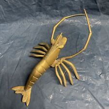 Vintage Brass Lobster /Crayfish Figure 11