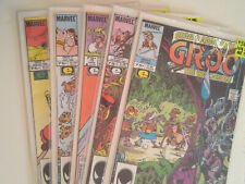 Lot of 5, Groo the Wanderer, Marvel Comics, 1985 1986, (5,8,16,17,18) - Boarded picture