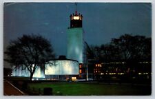 The Civic Centre at Night Newcastlee-Upon-Tyne England Postcard POSTED 1979 picture