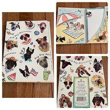 Vintage Hallmark Stationary Portfolio Dog Day Afternoon 32 Sheets 16 Envelopes picture