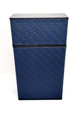 Fujima Blue Weave Style Wrapped Push To Open 100s Size Cigarette Case picture