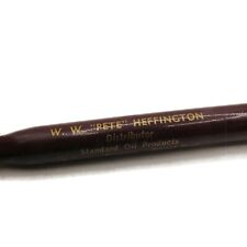 W. W. Pete Heffington Standard Oil Products Advertising Pencil Vintage picture