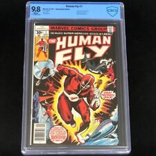 The Human Fly #1 (1977) ❄️ CBCS 9.8 WHITE Pages ❄️ Origin Story Marvel Comic picture
