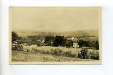 Middlebury VT antique RPPC photo postcard, birdseye view, home, fields picture