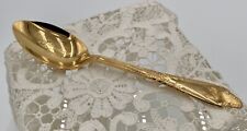 1959 Queen Elizabeth II Visits Canada Gold Plate Commemorative Spoon History picture